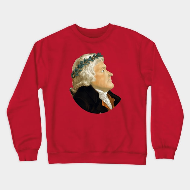 President Thomas Jefferson Crewneck Sweatshirt by warishellstore